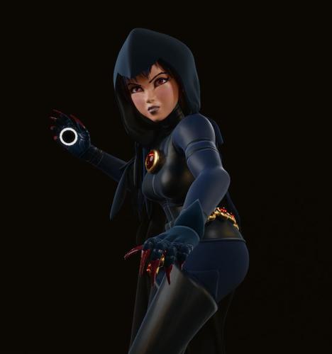 Teen Titans Raven custom character model