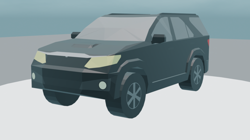 Low Poly Toyota Fortuner