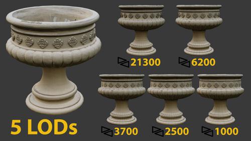 flower pot retopo