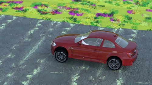 Animated BMW using addOn RigACar