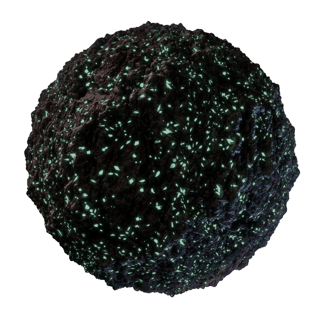 Stone Glowing Crystals (Cycles)
