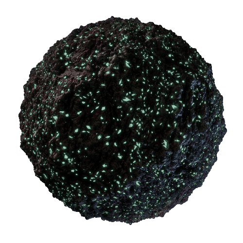 Stone Glowing Crystals (Cycles)