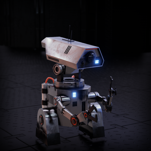 SCI-FI WORKER ROBOT
