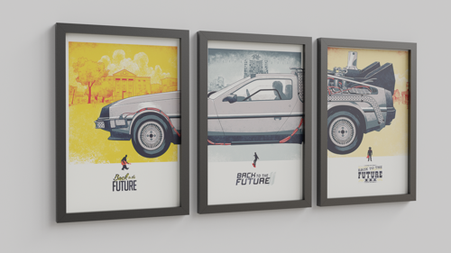 Back To The Future Delorean frames