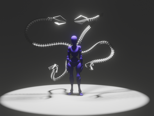 Robotic arm blend