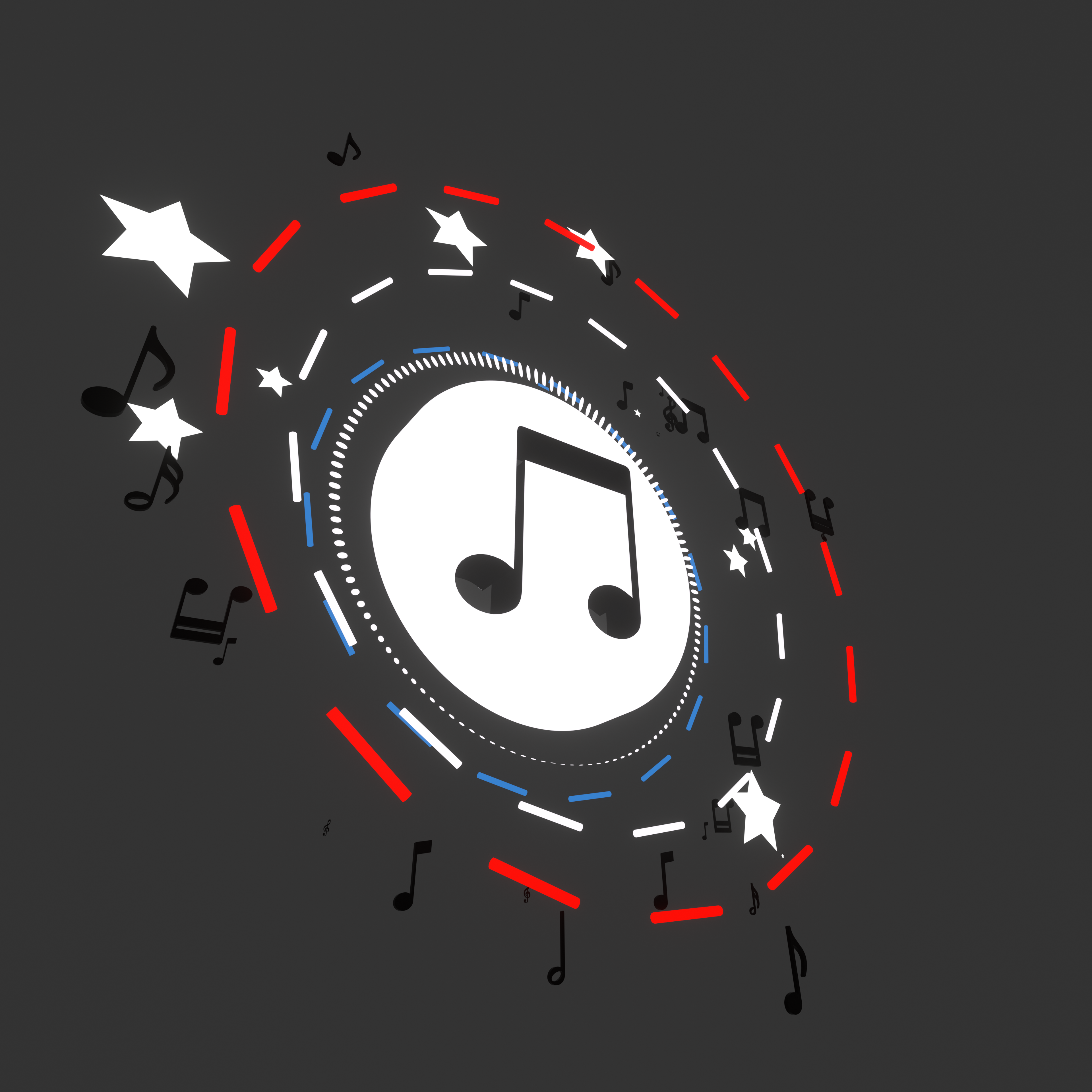 Composite Circles Audio Visualizer II AN