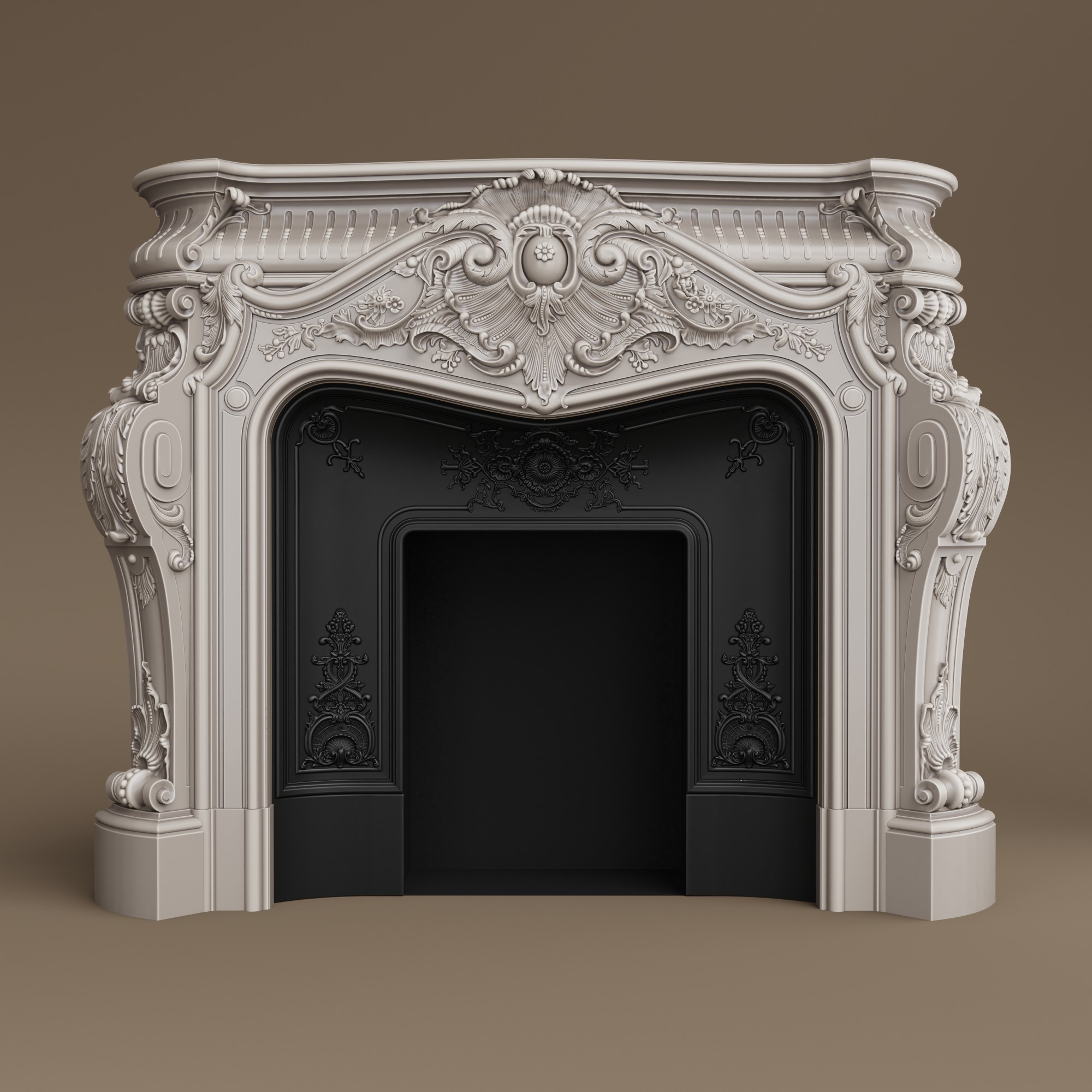 Marble Fireplace MF-0018