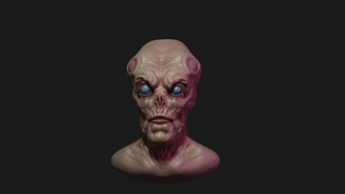 Alien with Blend sculpt