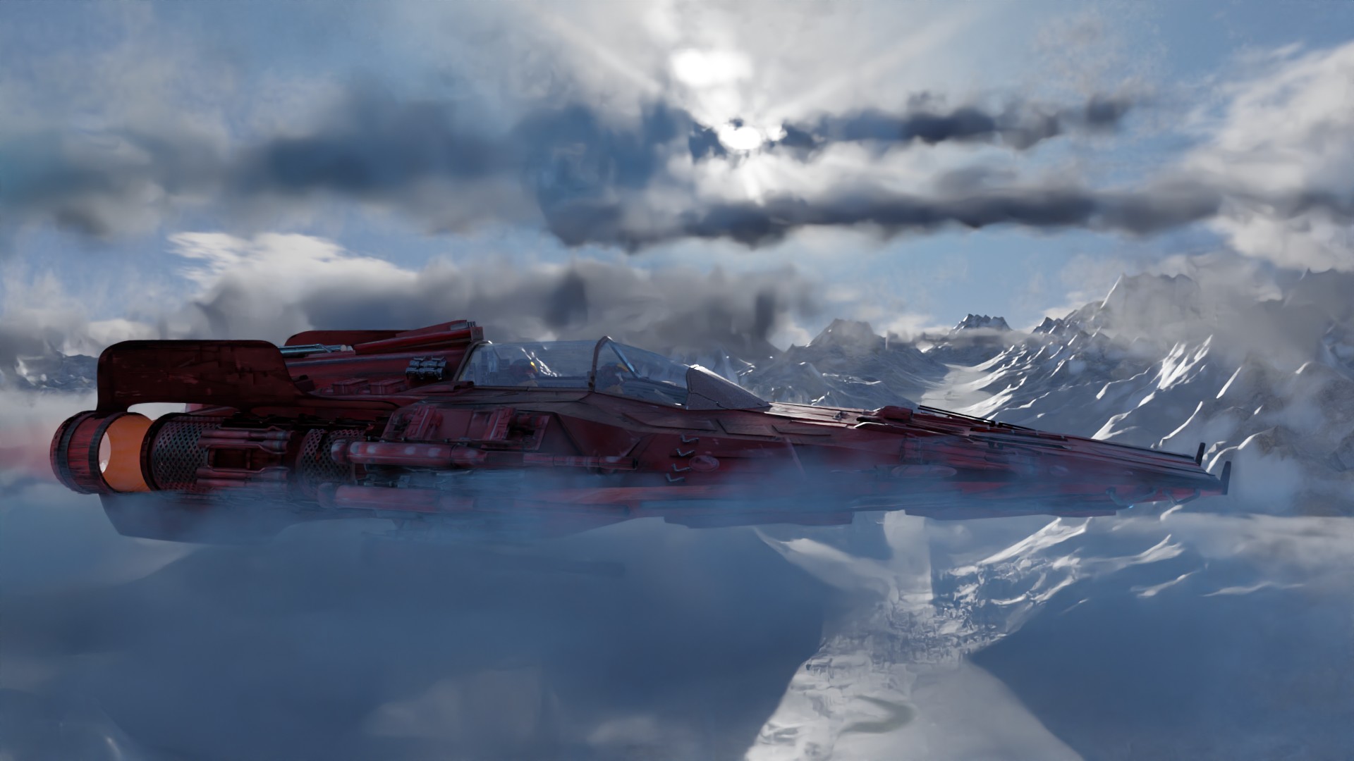 A wing mountain