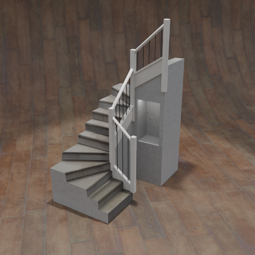 Carpeted Stairs