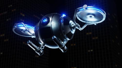 Sci-Fi Security Drone