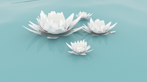 Blender Lotus Flower