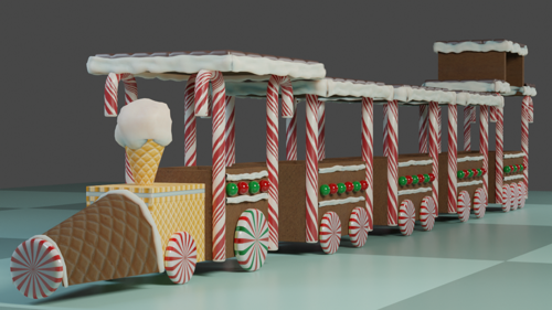 Gingerbread Train