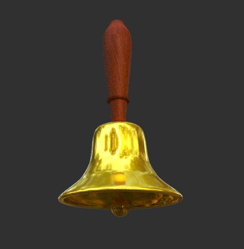 Bell with wooden Handle