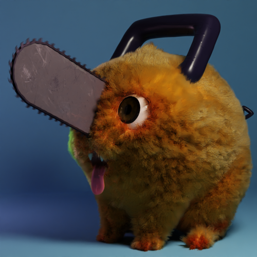Pochita 3D Sculpt (FAN ART)