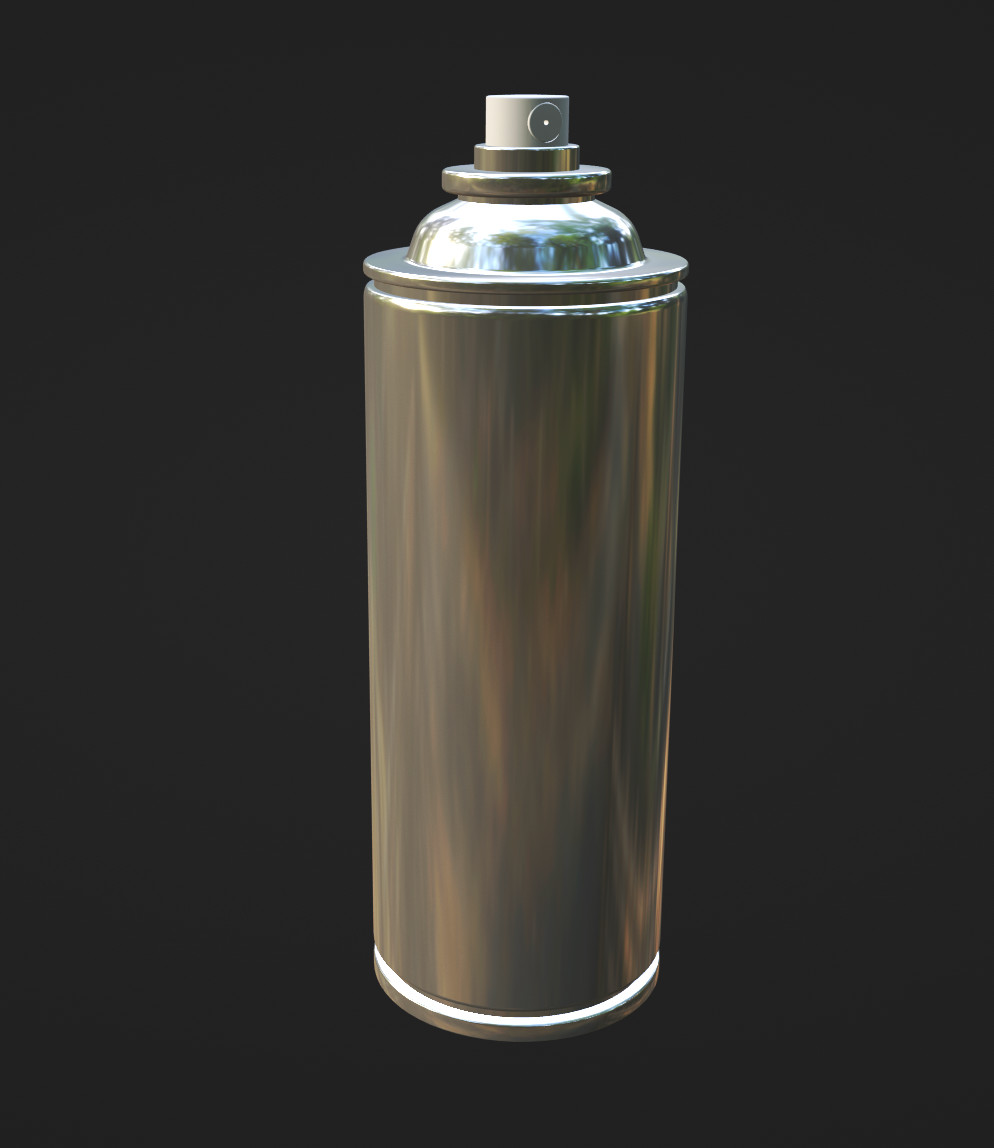 Aerosol Can with plastic top