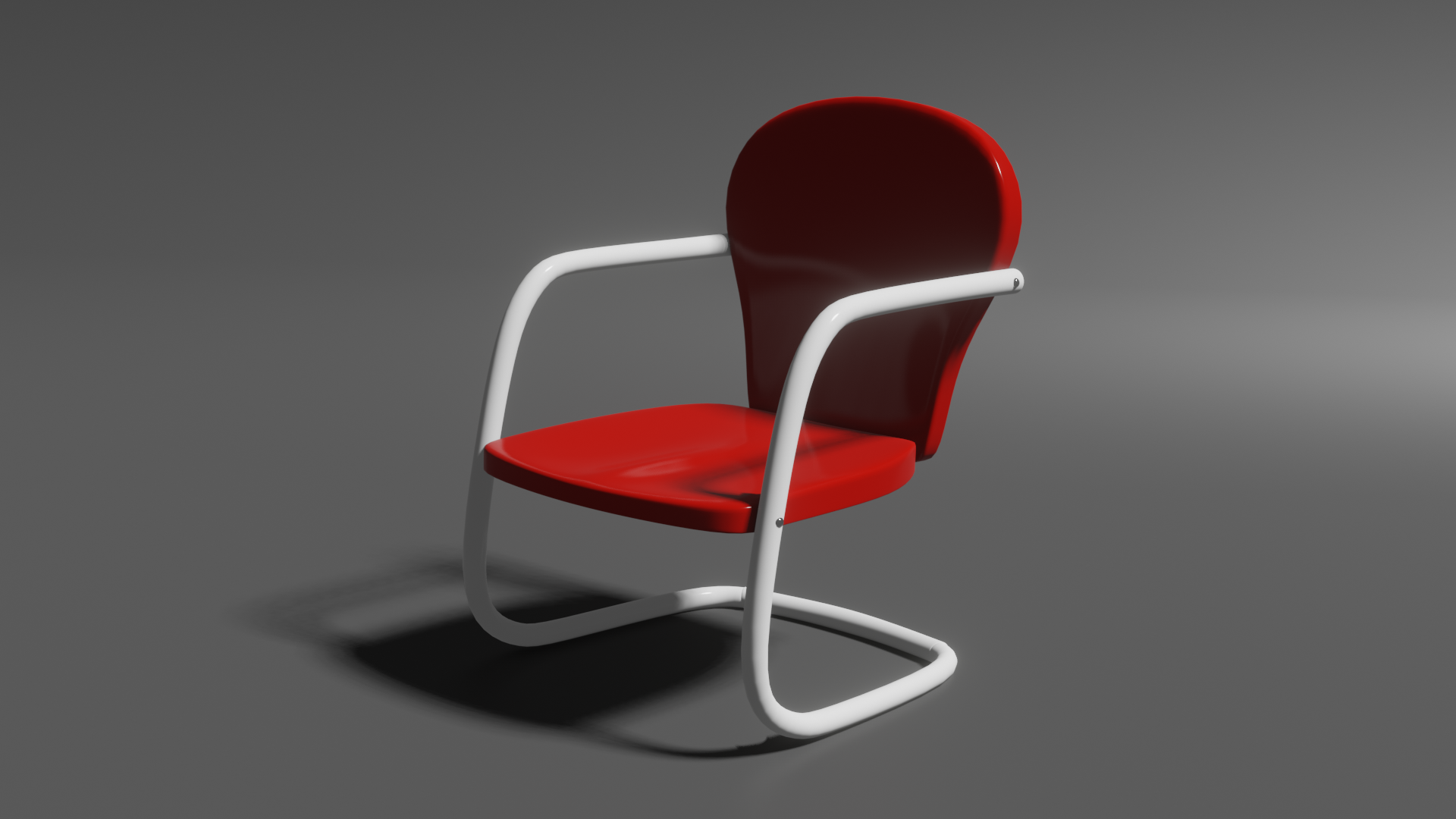 Antique Metal Lawn Chair