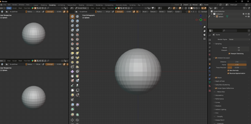 Zbrush like theme blender 3.4