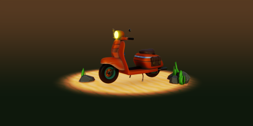 Low Poly Scooter