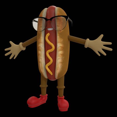 Mr Hotdog character