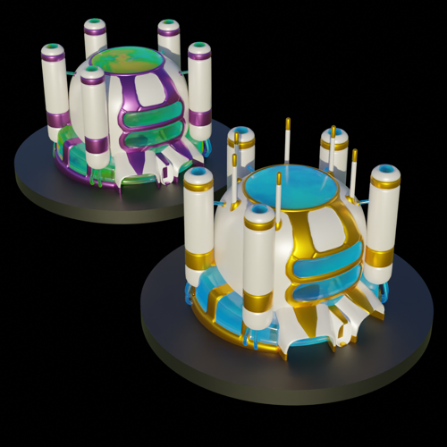 Bank and Silo Lvl7-10 Galaxy Life