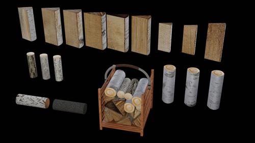 Wood logs