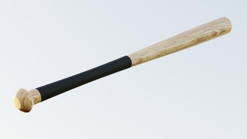 Baseball Bat with Black handle