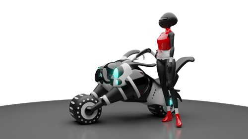 E-BUG Biker A - Concept Bug Motor Bike