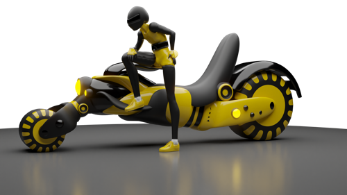 E-BUG Biker B - Concept Bug Motor Bike