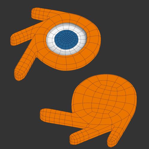 Blender Logo (with proper topology)