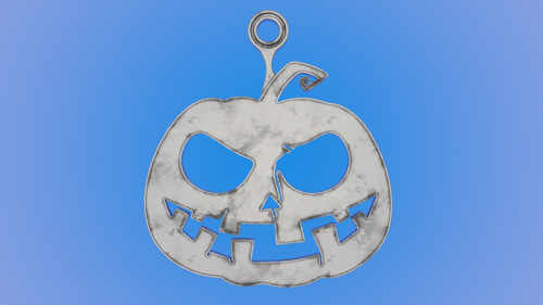 Mad Pumpkin - Printable 3D Pendant