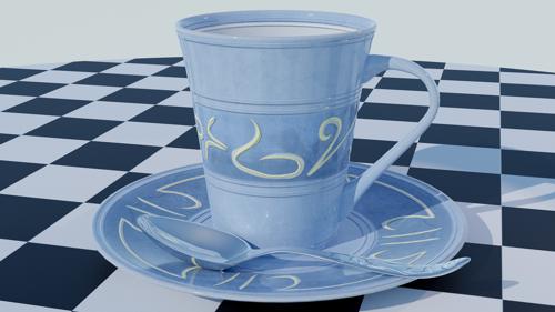 Tea Cup Set - Symbols