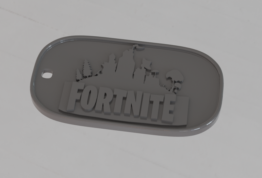 Fortnite Dog tag