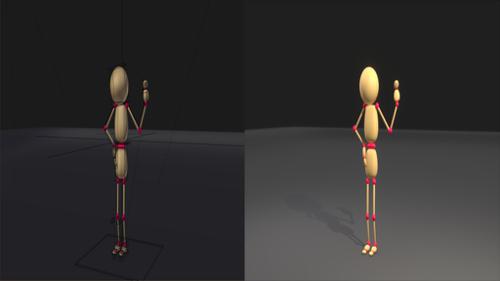 Personalized Artist's Maquette  (Rigged)