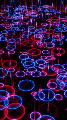 Neon Ripple with Geometry Node
