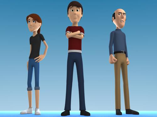 Cartoon Character Pack 1