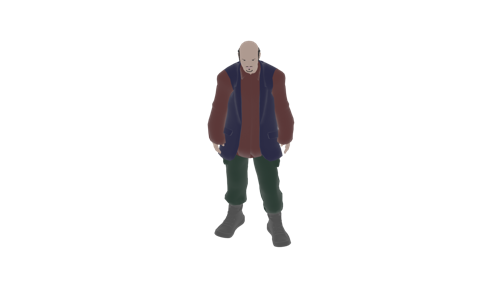 Bald Arab Man