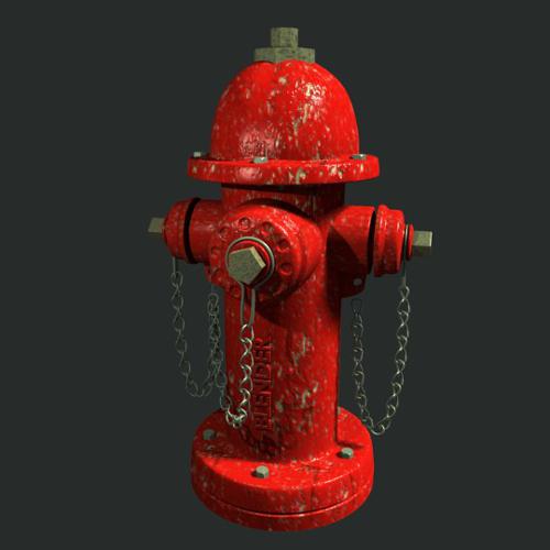 Red Fire Hydrant
