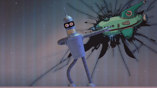 Its Bender From Futurama