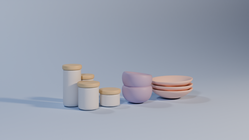 Kitchen Clutter Low Poly Asset