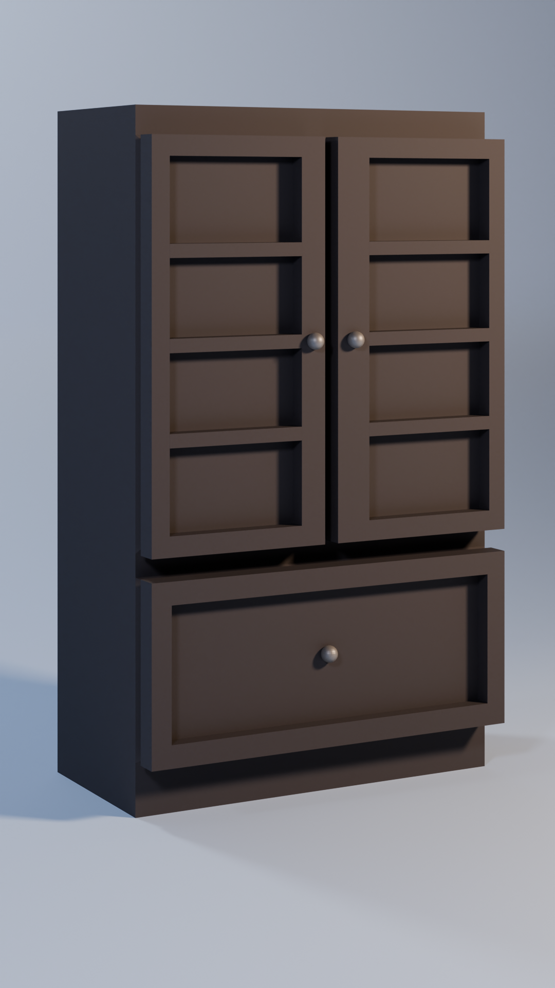 Wardrobe/Closet in low poly