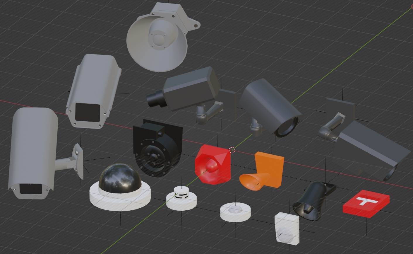 Security System Components [assets lib]