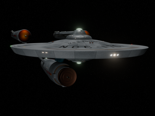 U.S.S. Enterprise NCC-1701 - Constitution-class Heavy Cruiser Mark I (The Cage Variant)