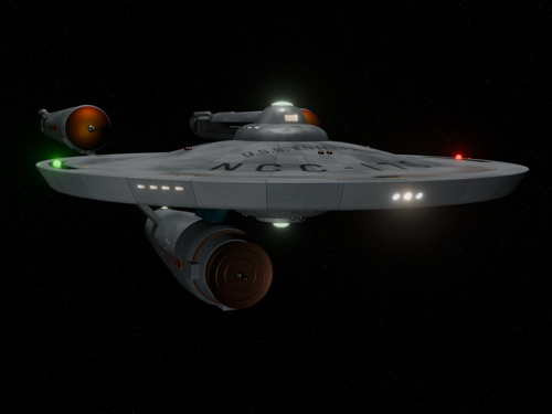 U.S.S. Enterprise NCC-1701 - Constitution-class Heavy Cruiser Mark IB (Where No Man Has Gone Before Variant)