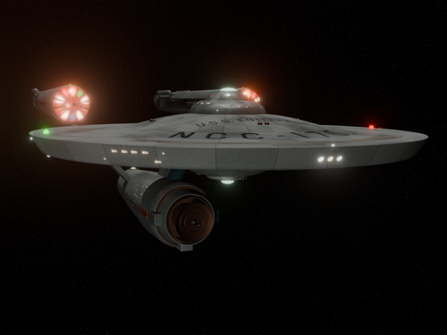 U.S.S. Enterprise NCC-1701 - Constitution-class Heavy Cruiser Mark II (Bon Homme Richard-subclass Variant)