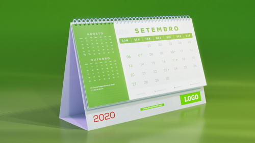 Calendar - Blender 3.6 Cycles