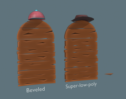 Lowpoly Planks (Stylized)