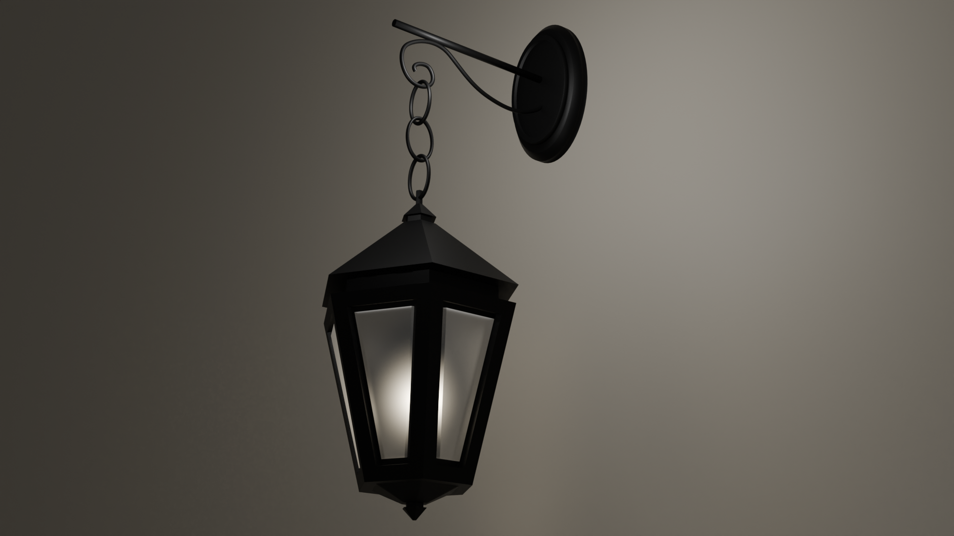wall hang Iron lamp