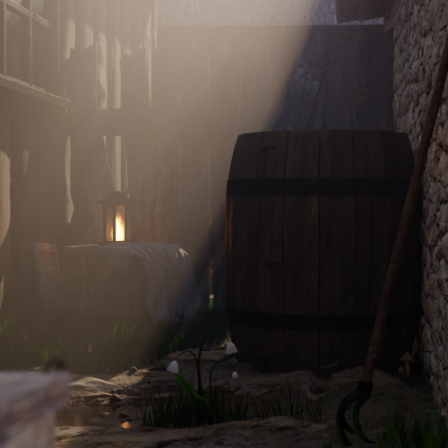 medival back alley