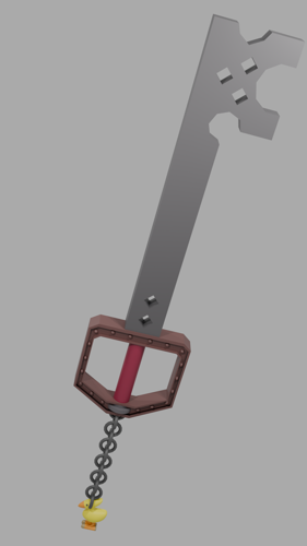 Metal Chocobo Keyblade